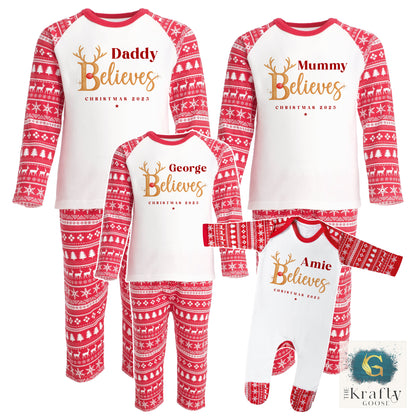 Believes - Matching Family Pyjamas