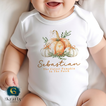 Pumpkin in the Patch - Orange Design