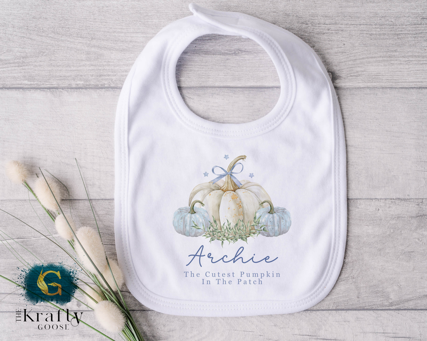 Pumpkin in the Patch - Blue Design