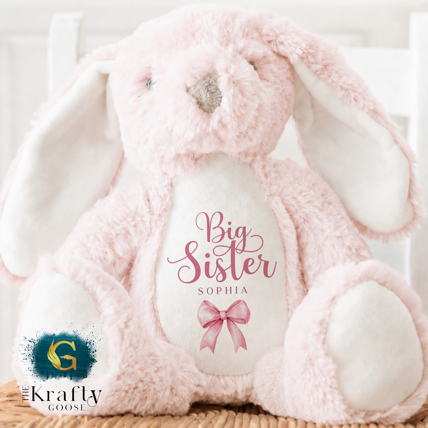 Big Sister Bunny - Big Sister Bow Bear