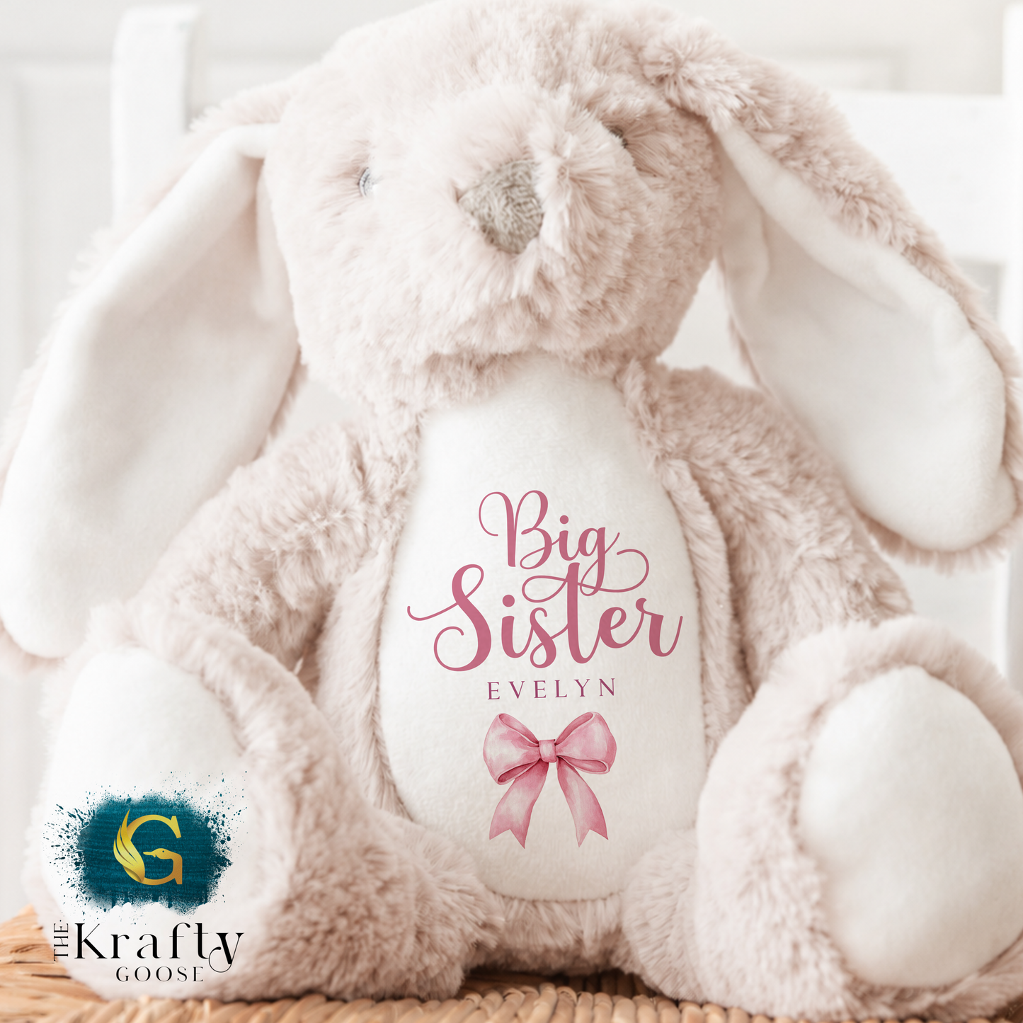 Big Sister Bunny - Big Sister Bow Bear