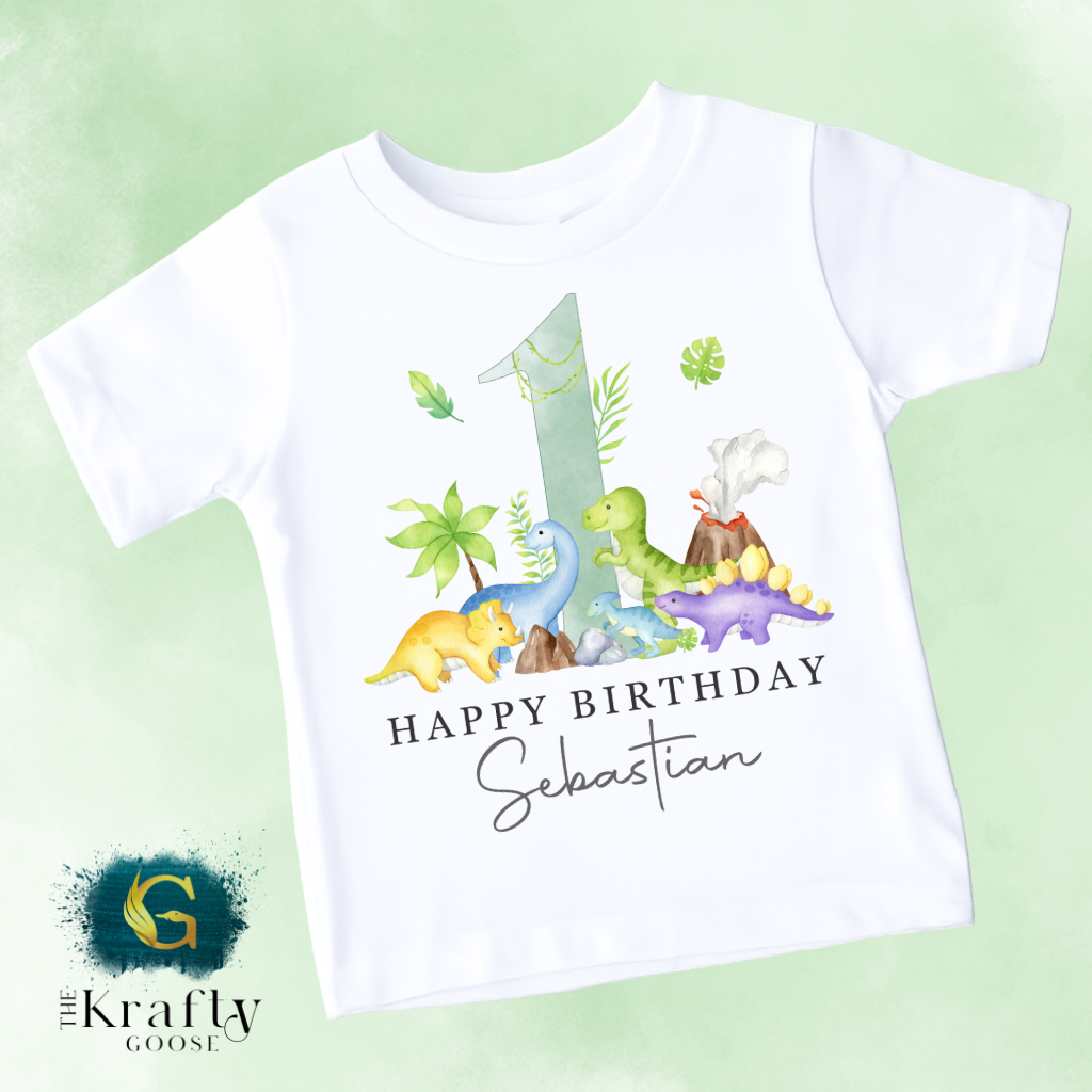 Dinosaur Birthday T-Shirt