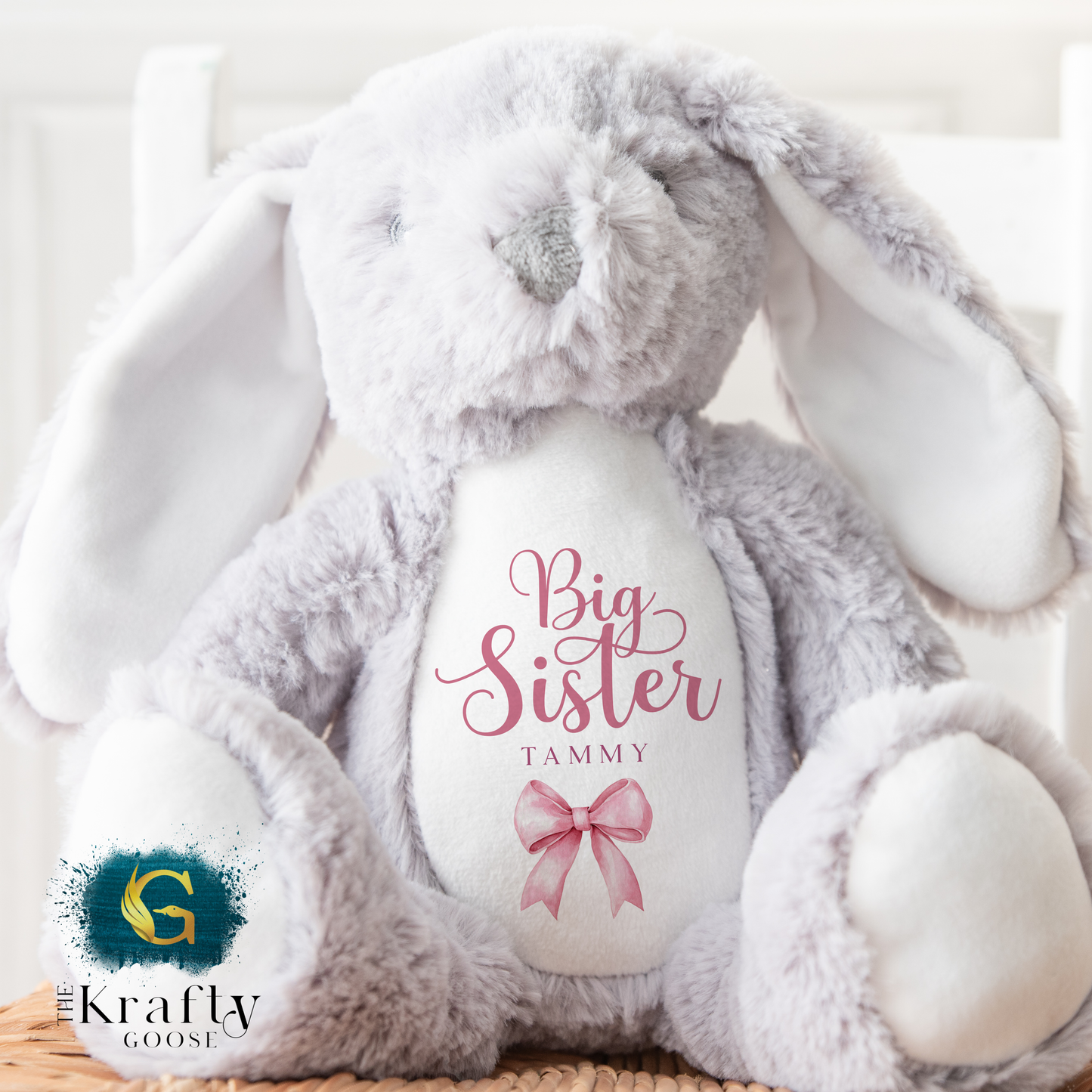 Big Sister Bunny - Big Sister Bow Bear