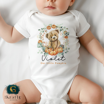 Our Little Pumpkin - Teddy Design