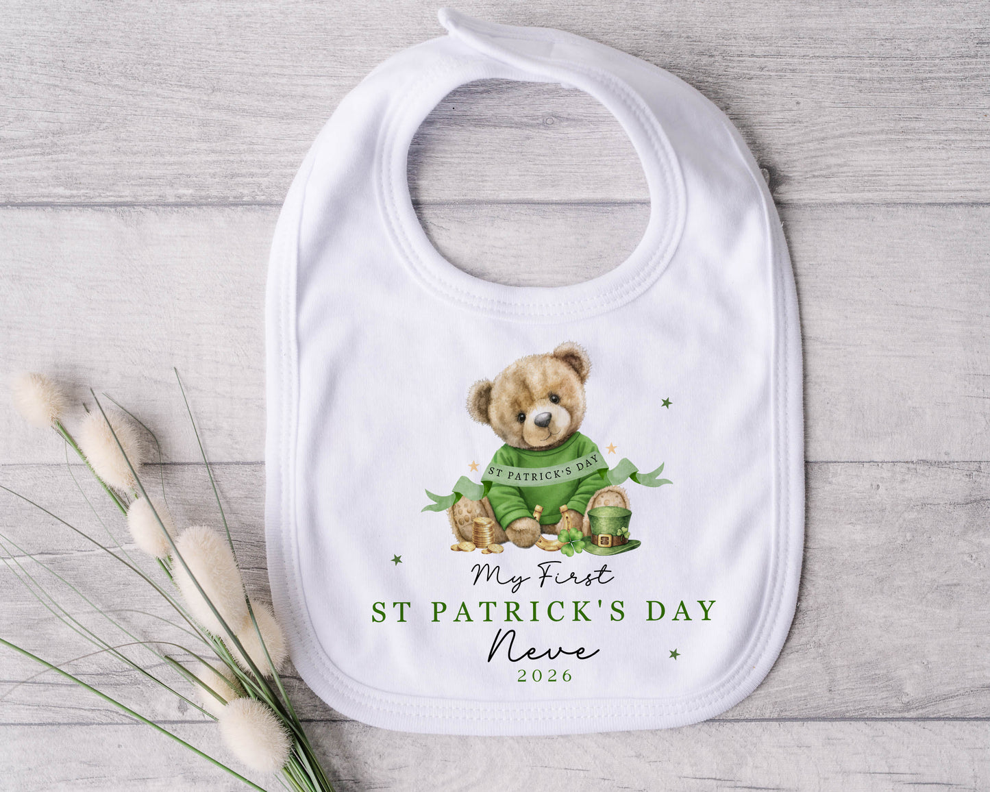First St Patricks Day - Teddy Bear Design