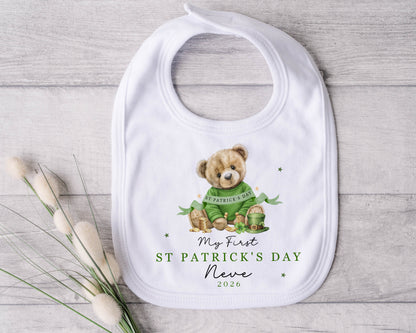 First St Patricks Day - Teddy Bear Design