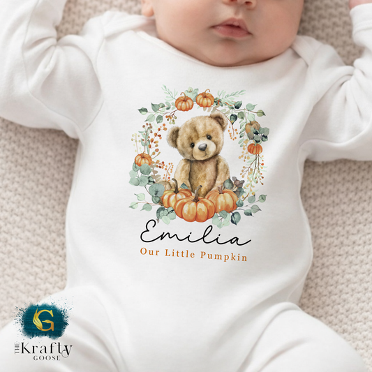 Our Little Pumpkin - Teddy Design
