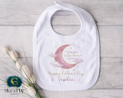To The Moon and Back - Pink - T-Shirt - Vest - Sleepsuit Romper - Sweater