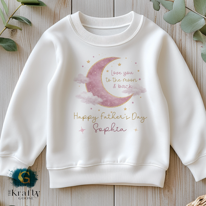 To The Moon and Back - Pink - T-Shirt - Vest - Sleepsuit Romper - Sweater