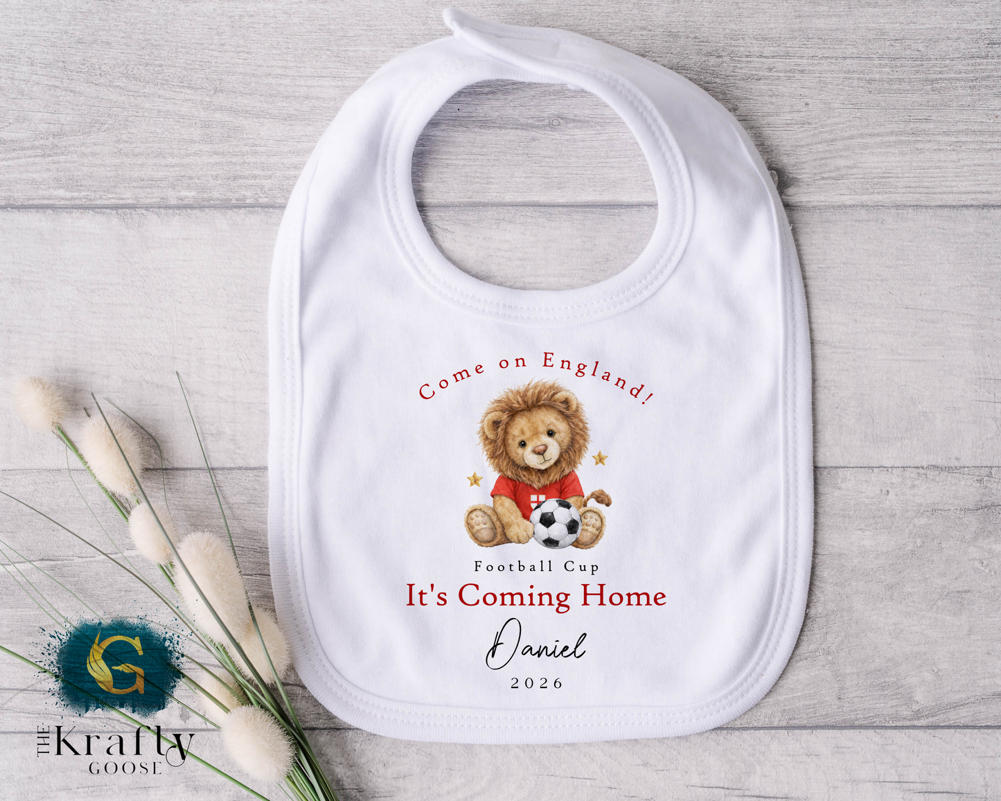 England Football Cup Lion Football T-Shirt - Sleepsuit Romper - Vest - Sweater