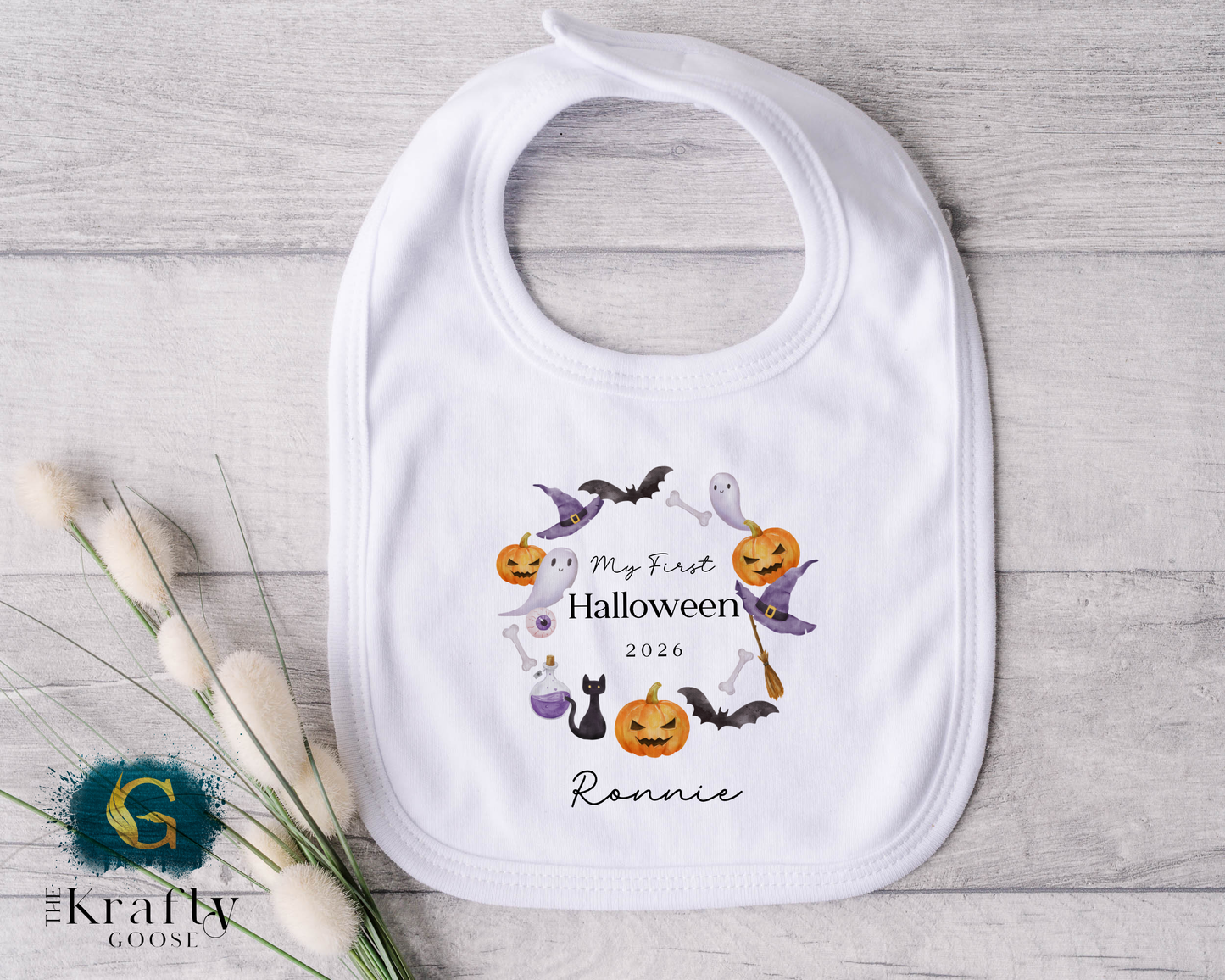 First Halloween - Cute Wreath Design