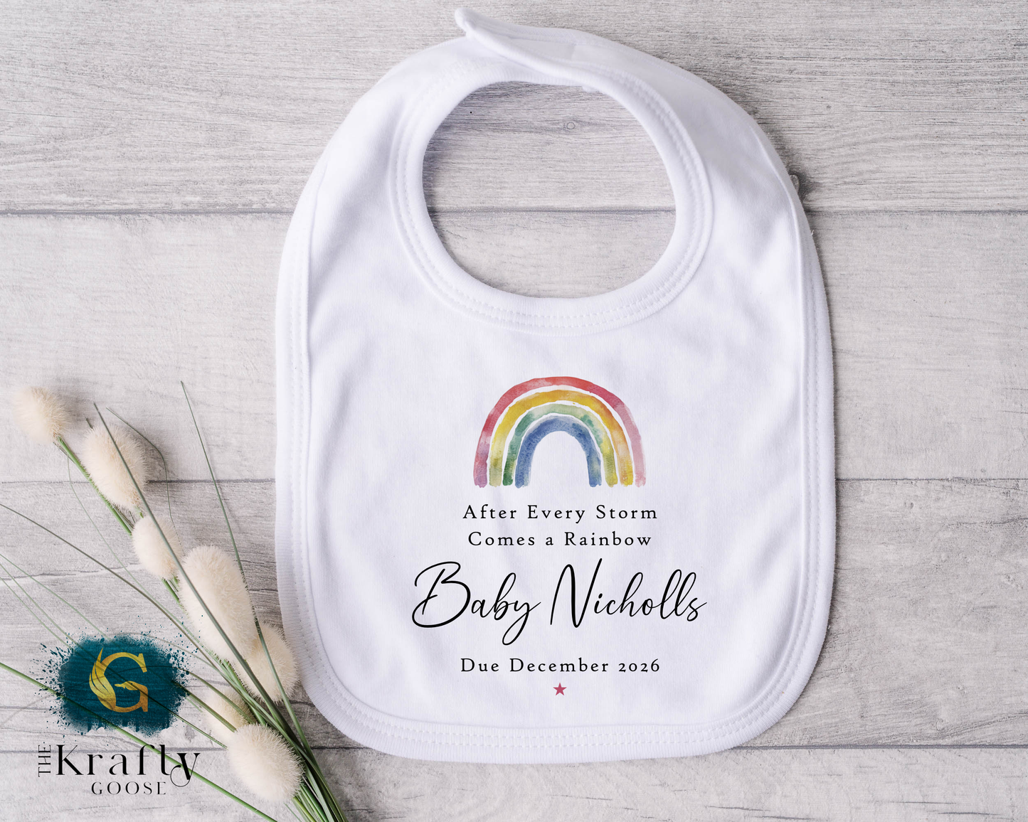 After Every Storm Comes a Rainbow Baby Outfit