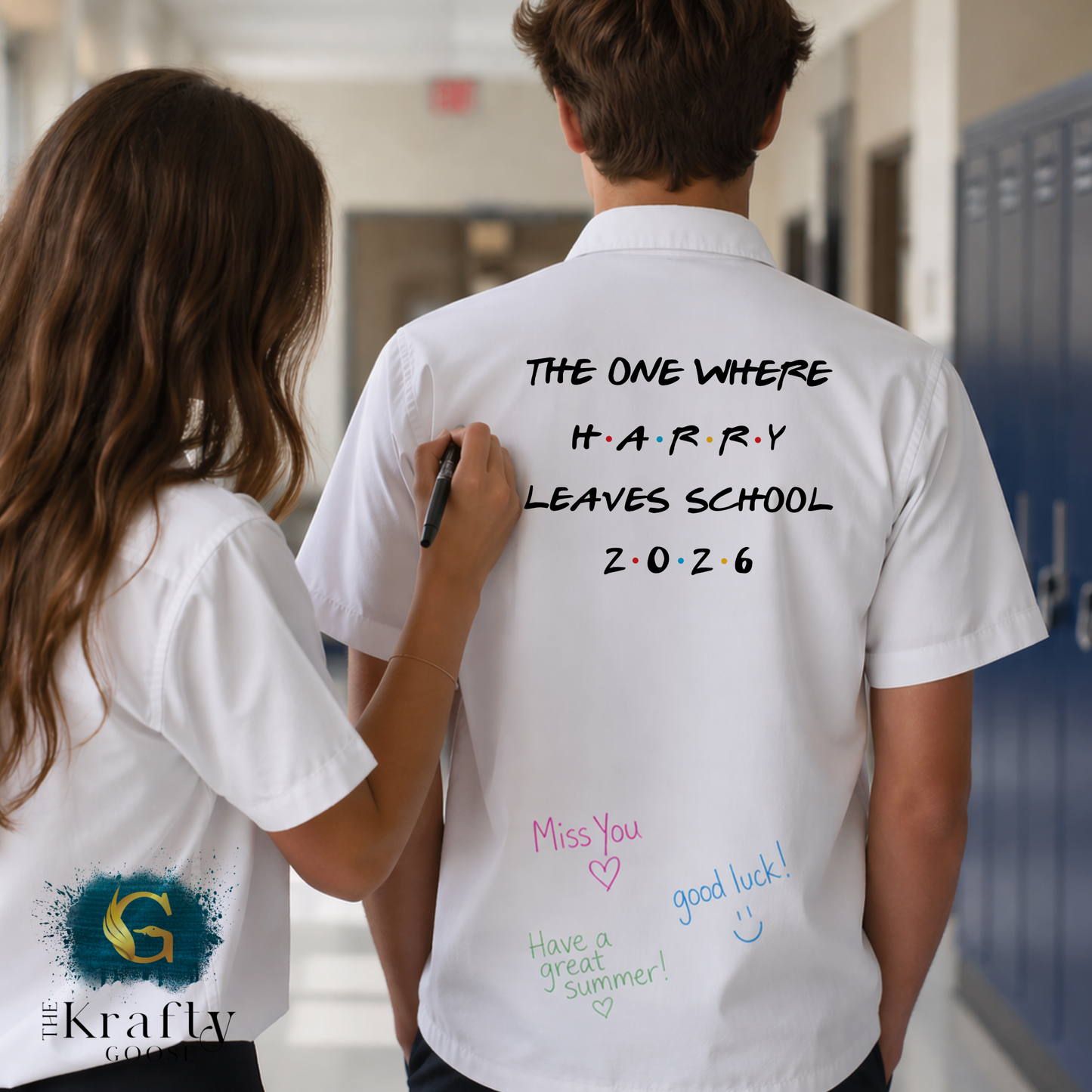 Friends Style Leavers Shirt - The One Where - Class of 2026 Leaver