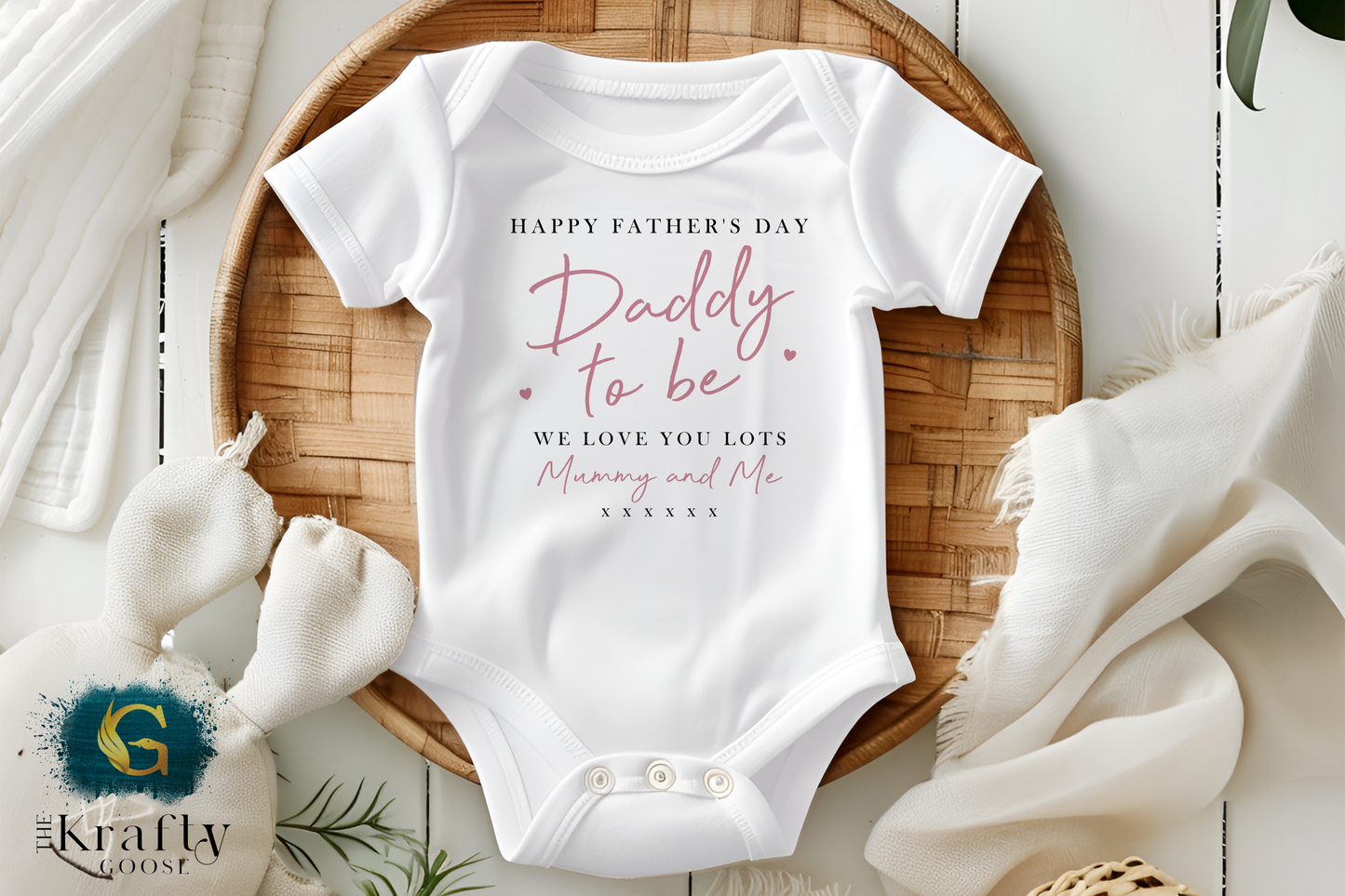 Daddy to Be Father's Day Gift - Blue, Pink or Green Design