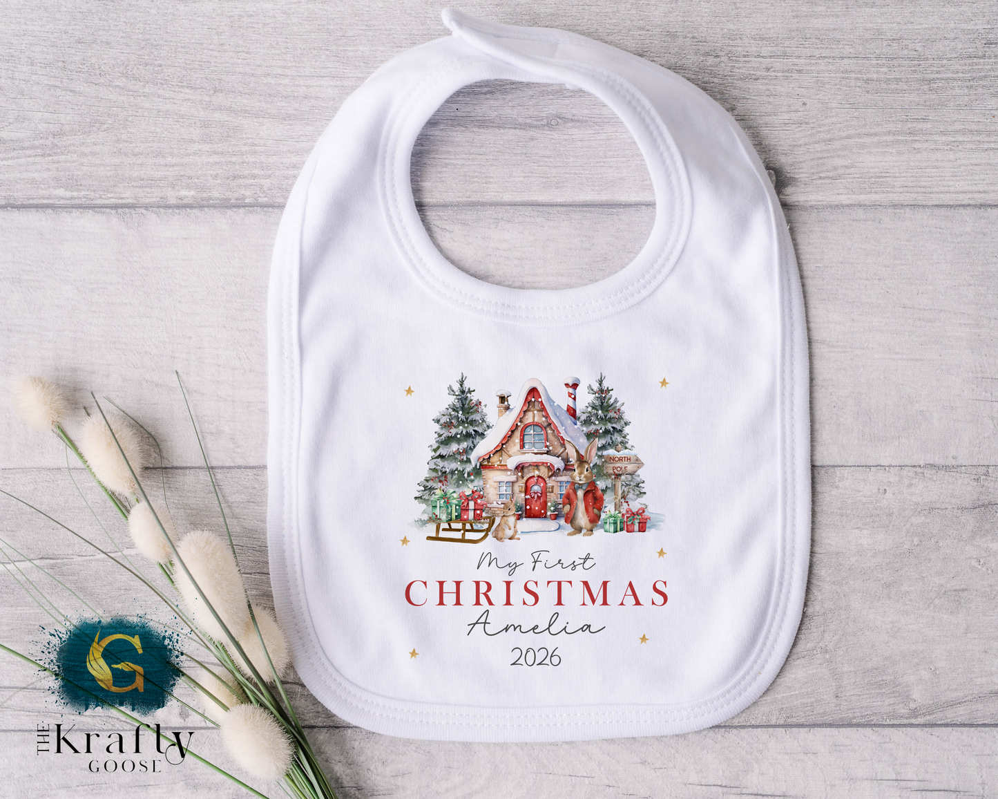 Christmas Bunny Design - My First Christmas