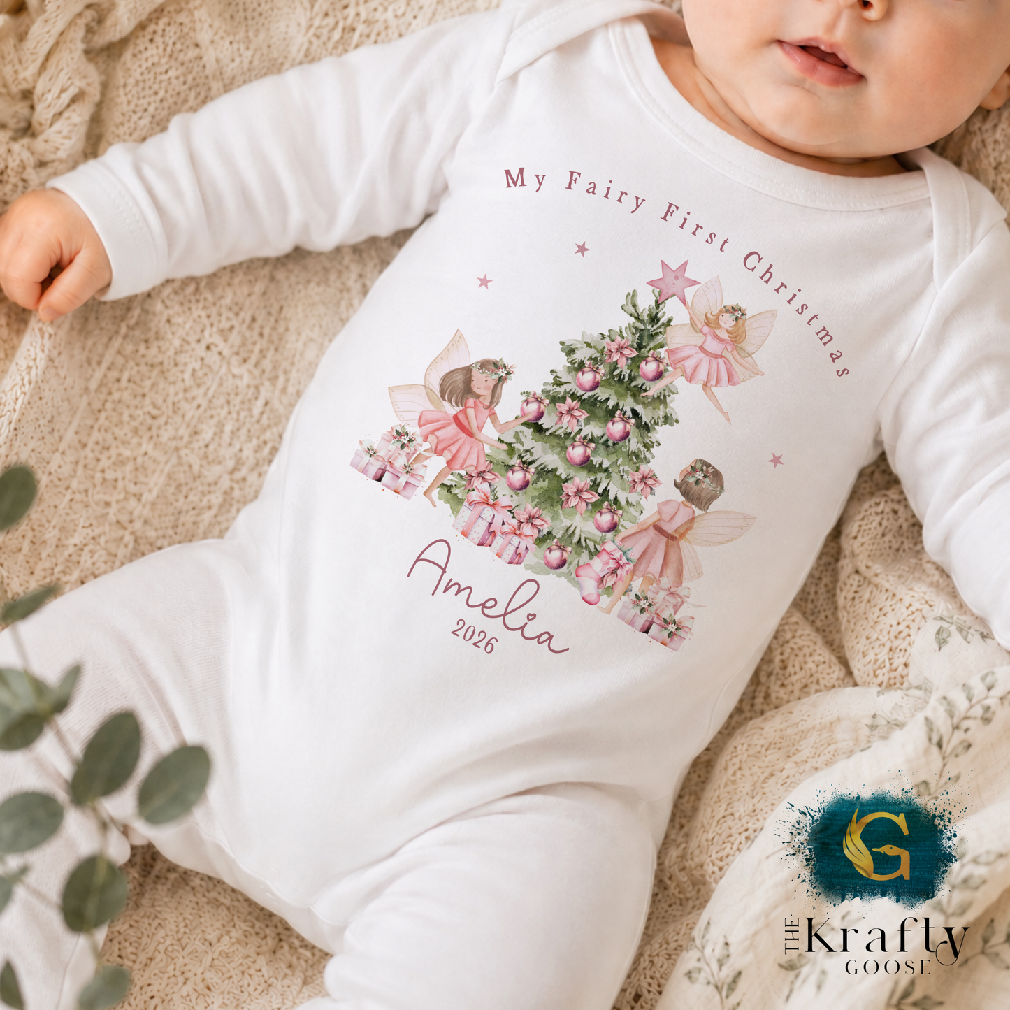 My Fairy First Christmas - Pink Fairies and Tree
