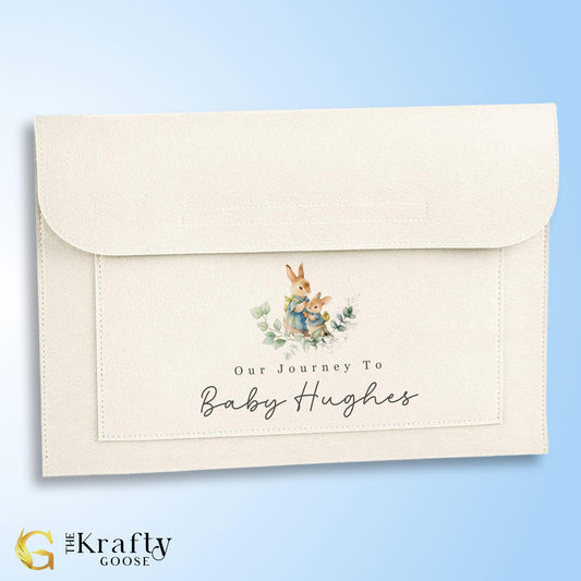 Pregnancy Maternity Notes Folder - Rabbits Design