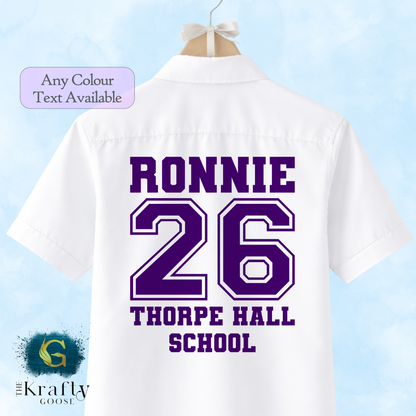 Football Varsity Style Leavers Shirt - Class of 2026 Leaver