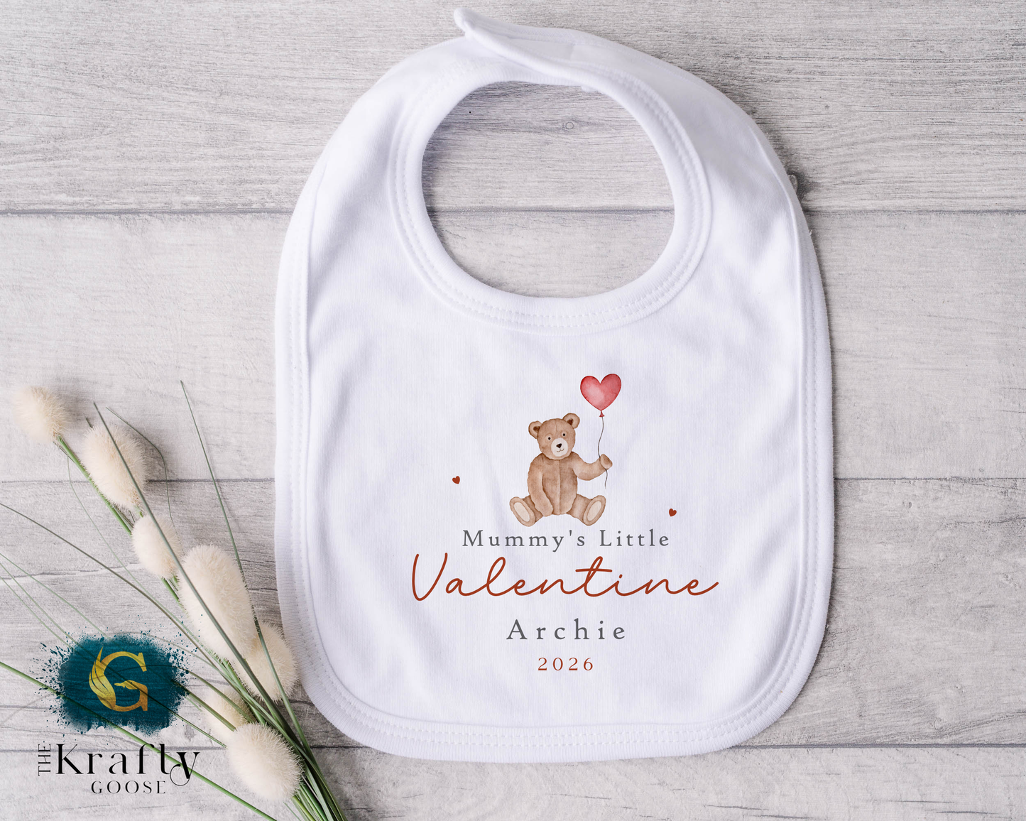 Little Valentine - Bear and Balloon Design