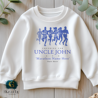 Marathon Supporters - Blue Design - Sleepsuit Romper - T-Shirt - Vest - Sweater
