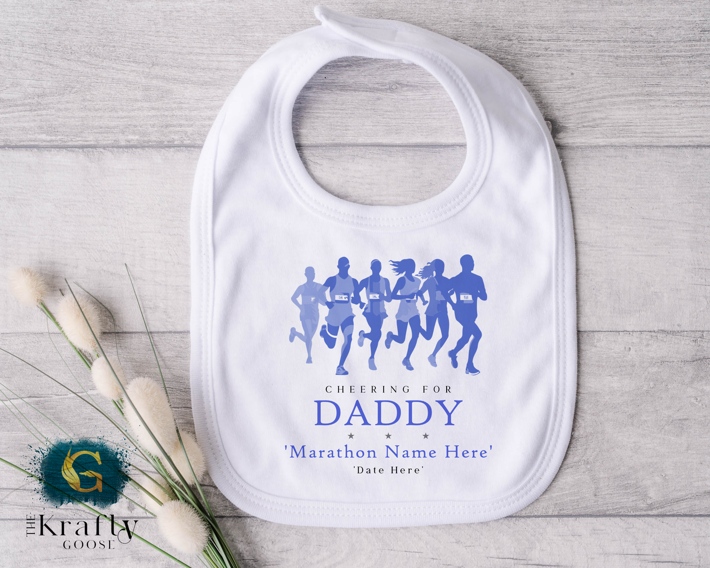 Marathon Supporters - Blue Design - Sleepsuit Romper - T-Shirt - Vest - Sweater