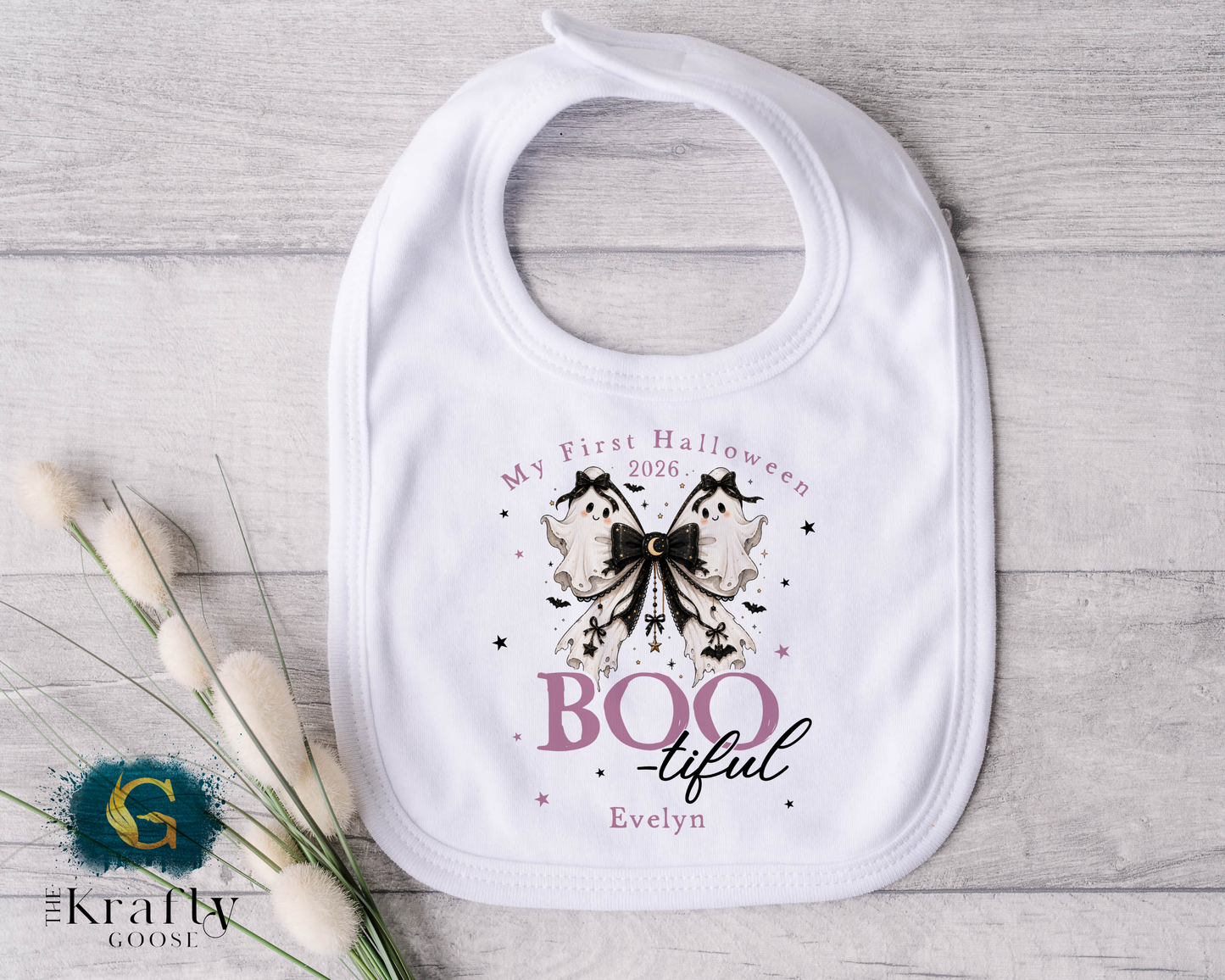 Boo-tiful Halloween - Ghost Bow Design