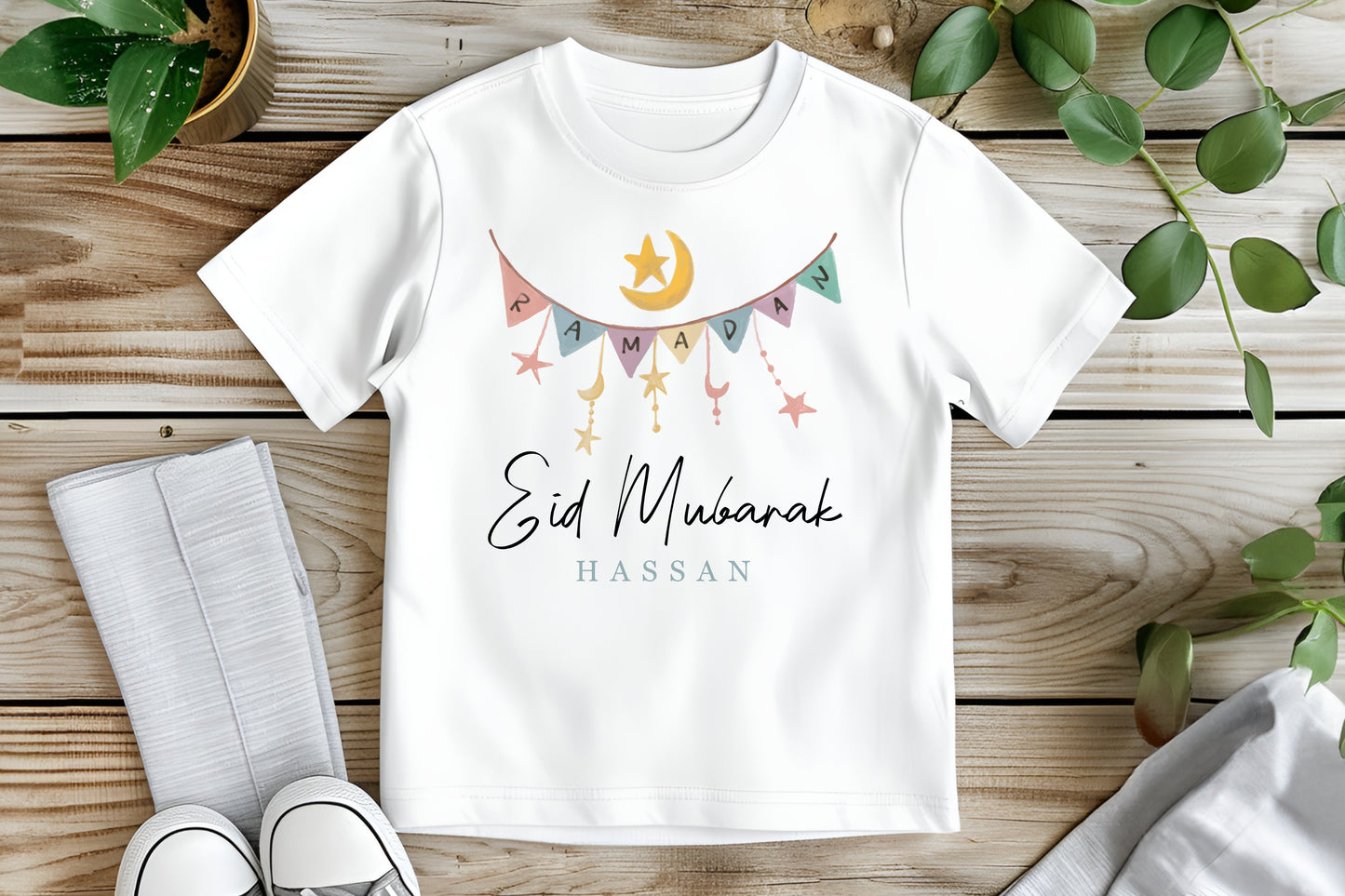Personalised Eid Mubarak Ramadan T-Shirt or Sweatshirt