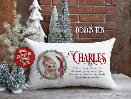 Personalised Christmas Pillowcase