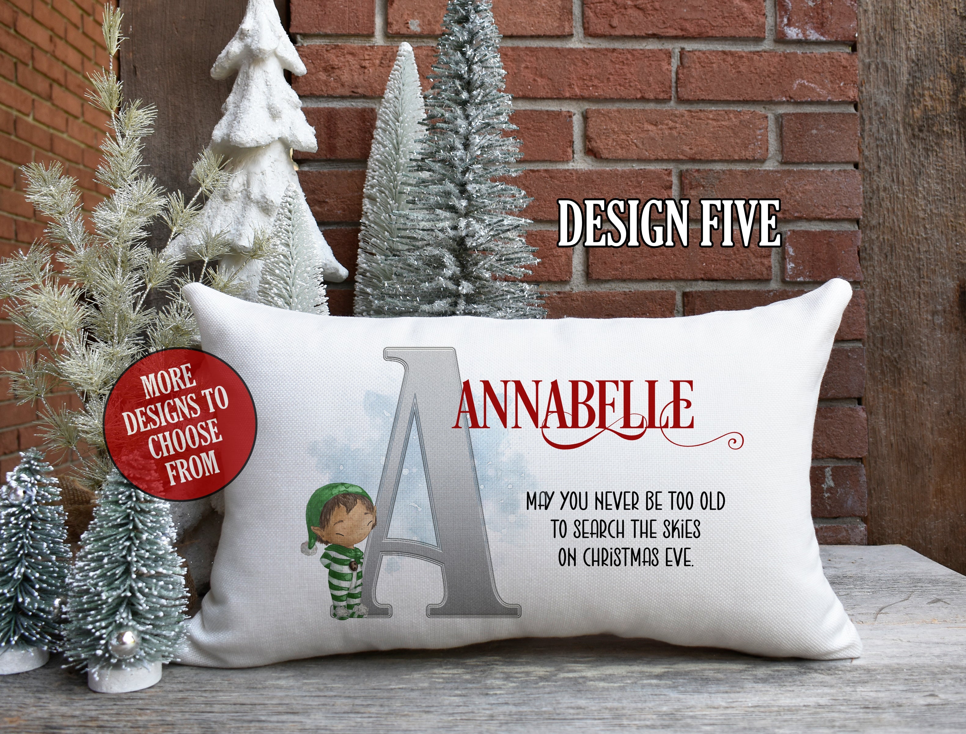 Personalised 2025 christmas pillowcase