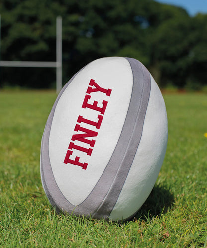 Embroidered Rugby Ball Plush