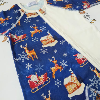 Mini Sleigh Monogram Christmas Pyjamas