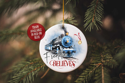 Polar Express Ceramic Ornament