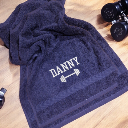 Personalised Embroidered Gym Towel