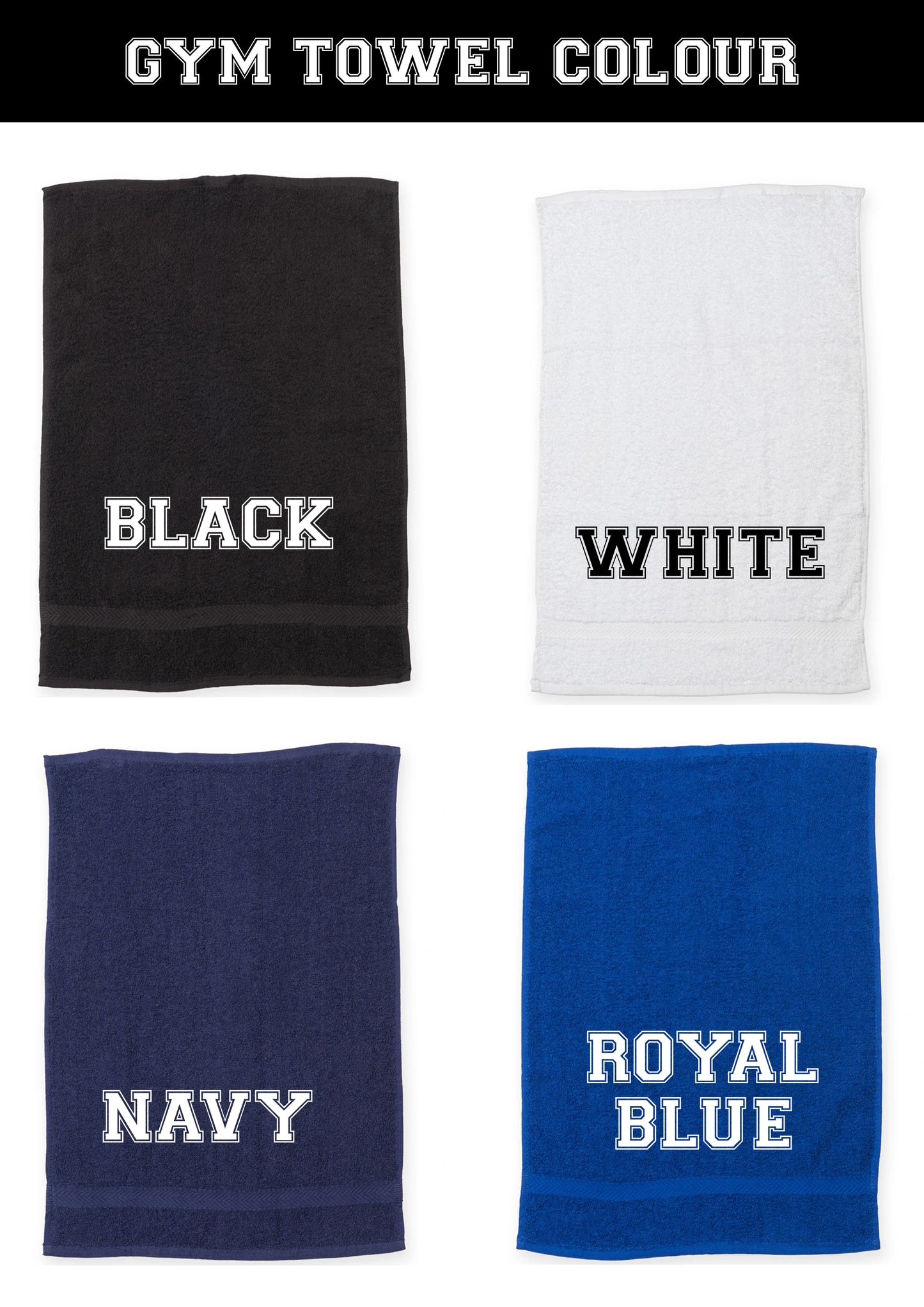 Personalised Embroidered Gym Towel