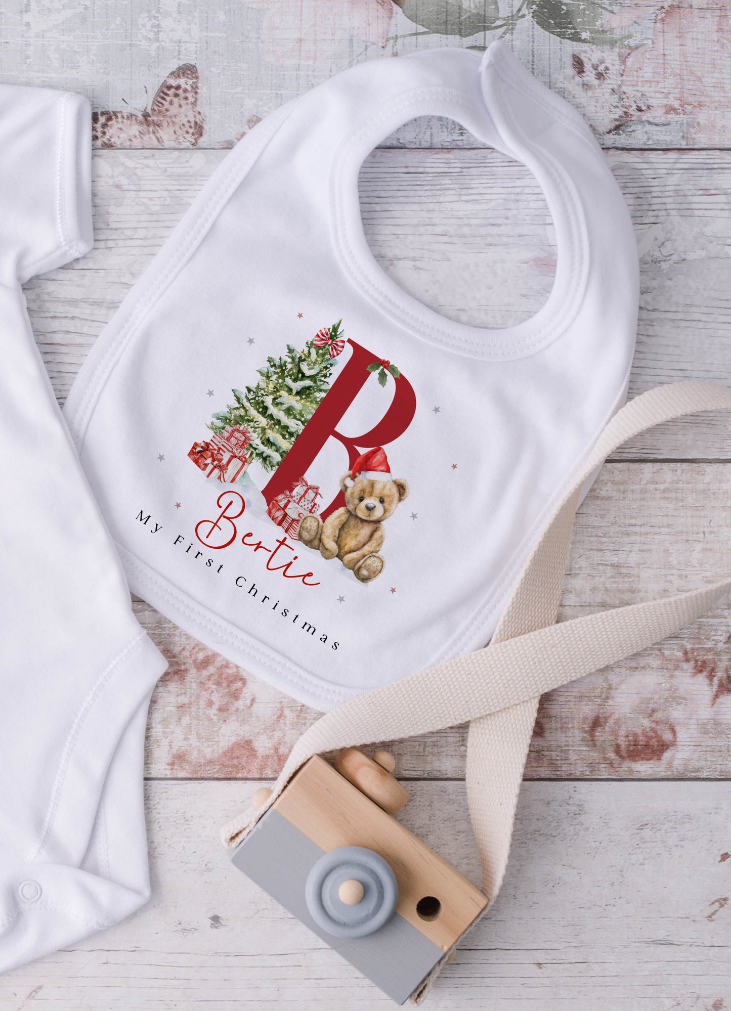 Cute Teddy Bear Alphabet - First Christmas