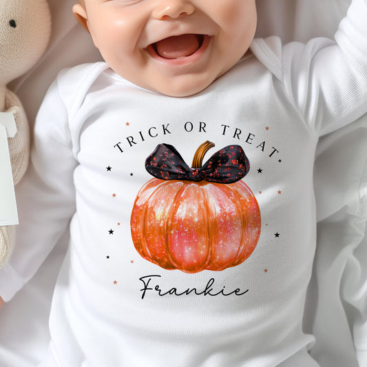 Orange Pumpkin Baby Outfit