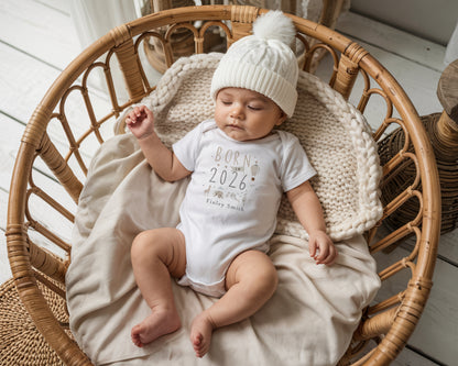 Born in 2026 - Safari Jungle Animals Design