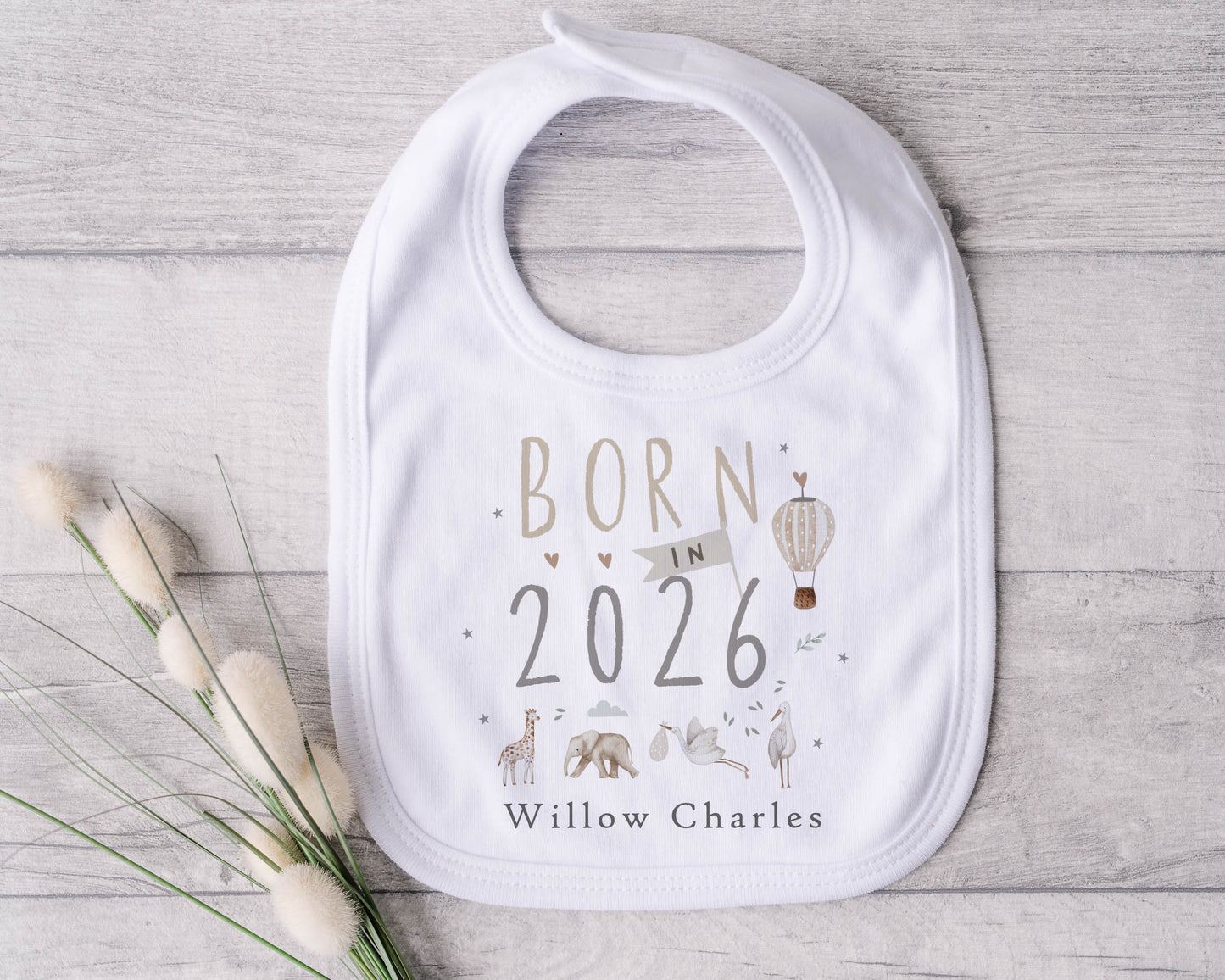 Born in 2026 - Safari Jungle Animals Design