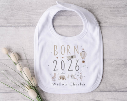 Born in 2026 - Safari Jungle Animals Design