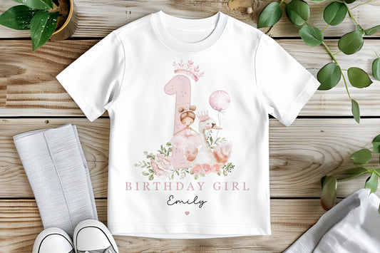 Ballerina Swan Birthday T-Shirt