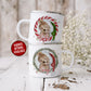 Christmas Bear Enamel Mug