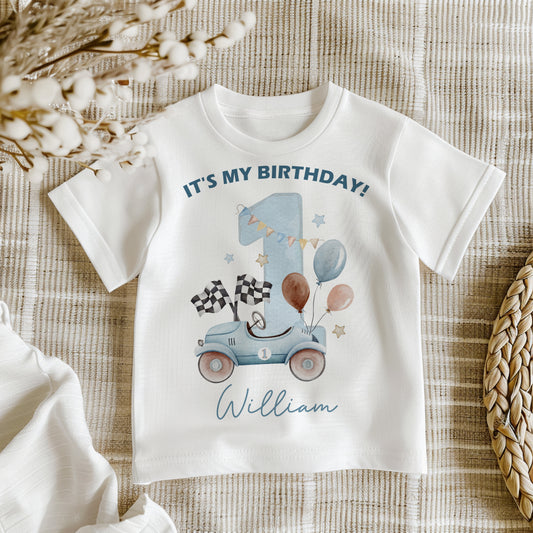 Racing Car Birthday T-Shirt
