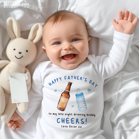 Father's Day Drinking Buddy - Blue Design