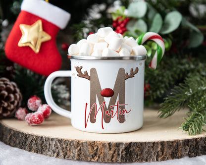 Reindeer Letter Mug