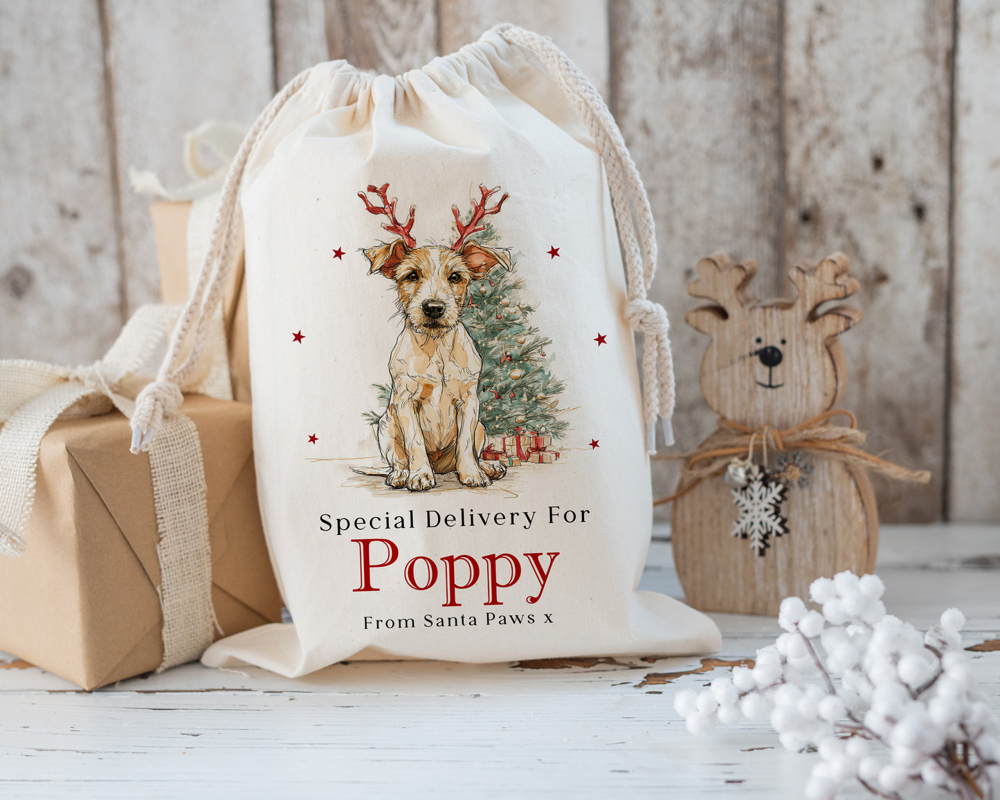 Dog Santa Sack - Over 20 Breeds to Choose From