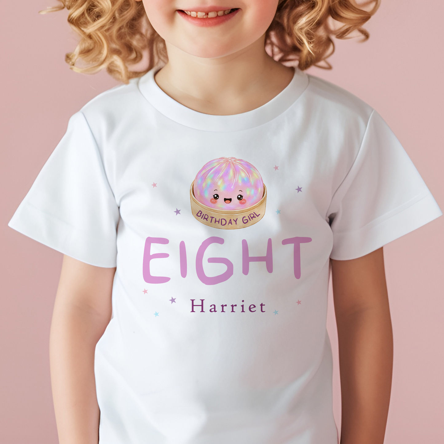 Dumpling Birthday - Pink Design - T-Shirt or Sweatshirt