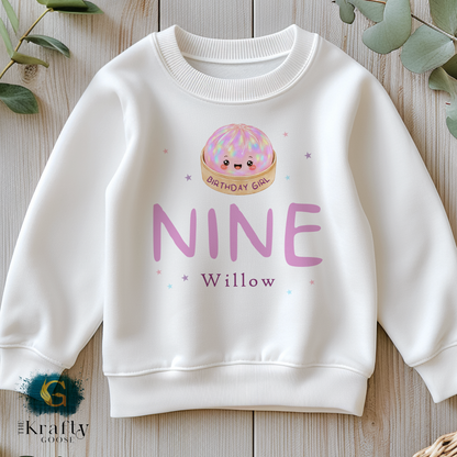 Dumpling Birthday - Pink Design - T-Shirt or Sweatshirt