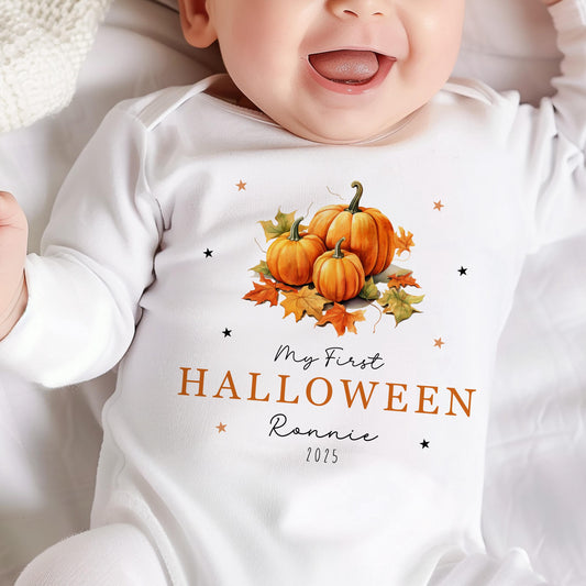 First Halloween - Pumpkins Design