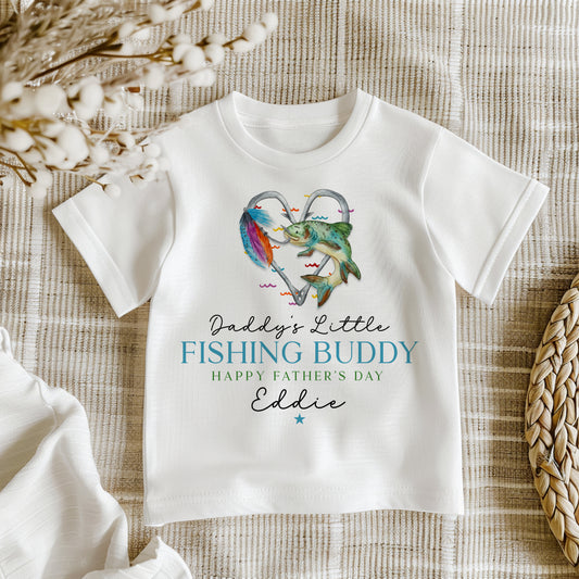 Daddy's Little Fishing Buddy - T-Shirt or Sweatshirt
