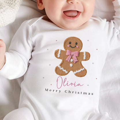Gingerbread Design - Embroidery Effect